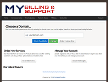 Tablet Screenshot of mybillingandsupport.com